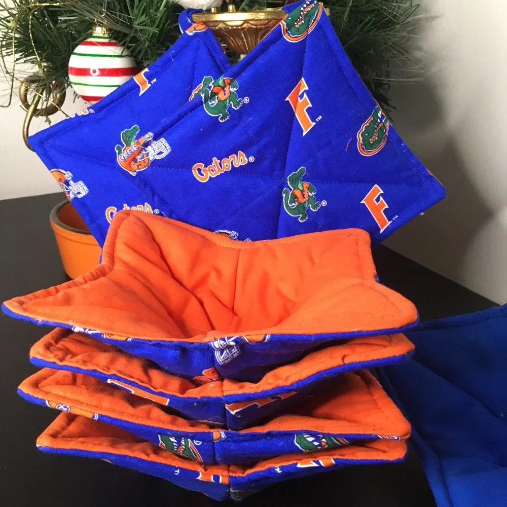 Florida Gators Tailgate Hot Bowl/Cup Holders. All handmade.